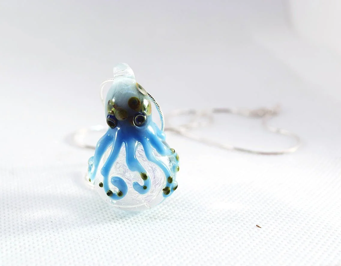 XODAS ペンダント　ボロシリケイトガラス Octopus XODAS ペンダント ボロシリケイトガラス Octopus 【公式通販】